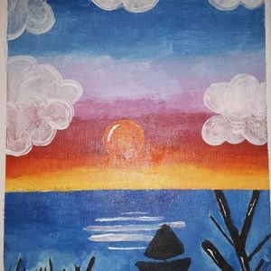 Sunset painting